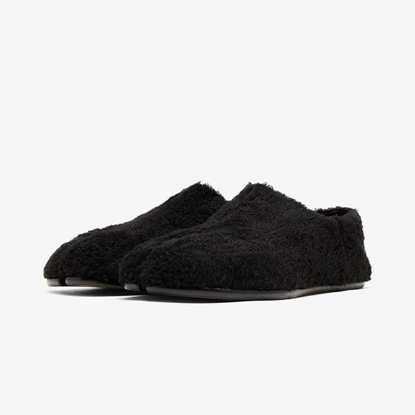 Faux Fur Spilt-Toe Shoes - Arno Conti Shoe