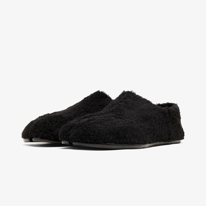 Faux Fur Spilt-Toe Shoes - Arno Conti Shoe