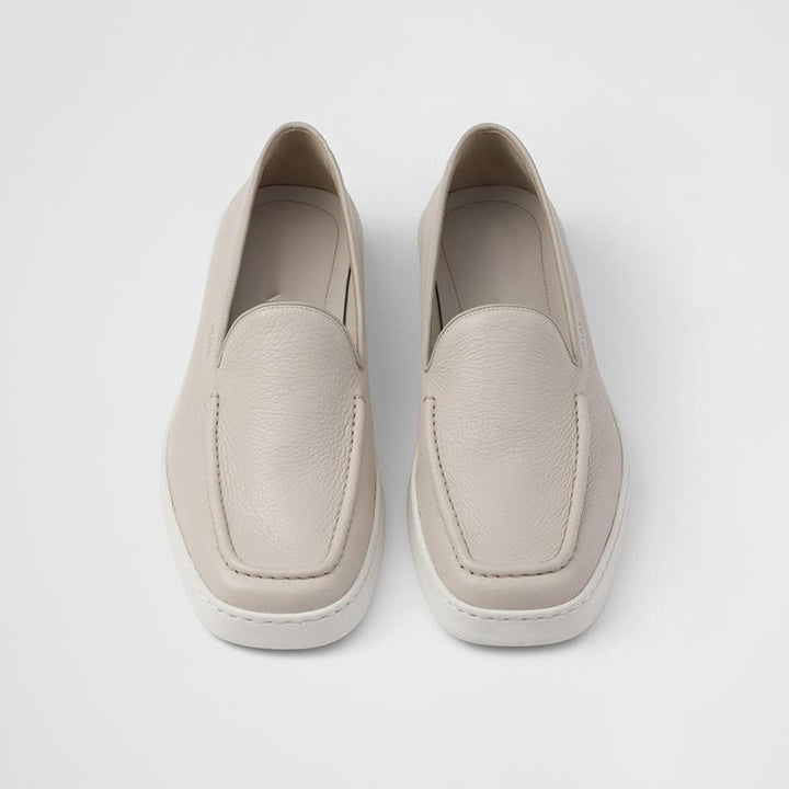 Casual Flats Loafers Calf Leather Comfy Shoes - Arno Conti Shoe