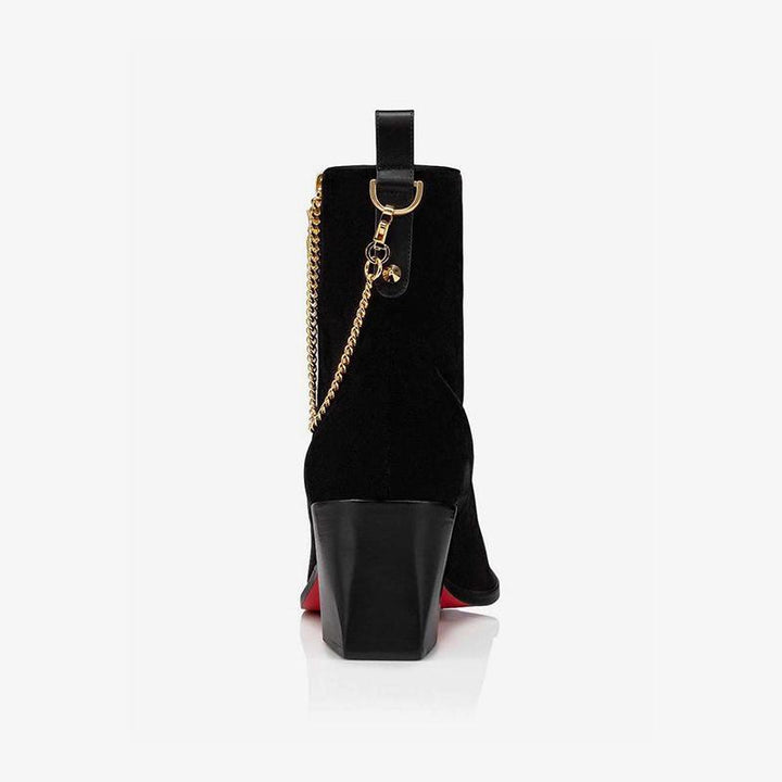 Gold-Tone Hardware Side Zip Boots - ARNO CONTI