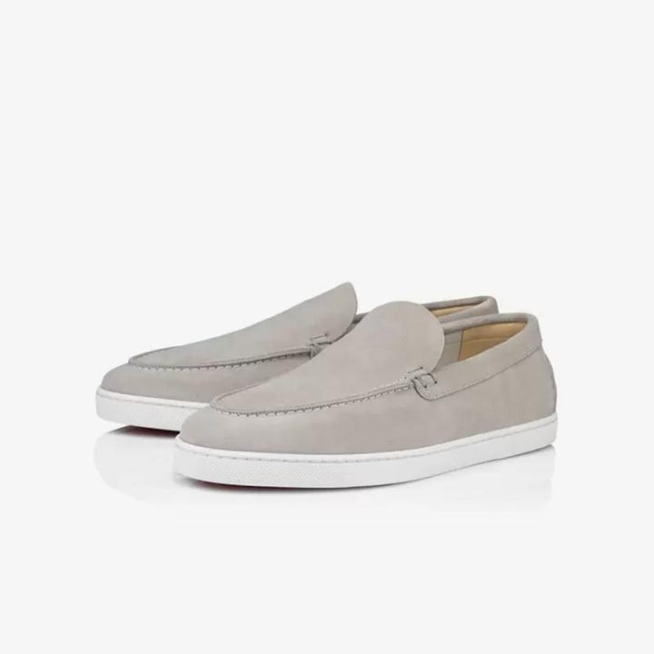 Navy Suede Slip-On Sneaker - ARNO CONTI