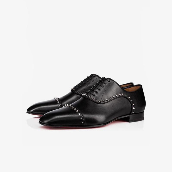 Studded Leather Dress Shoes - ARNO CONTI