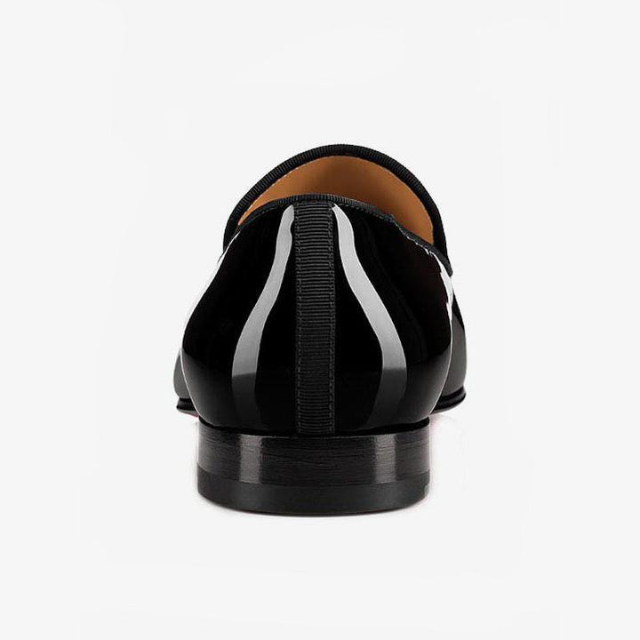 Man Round Toe Patent leather V cut Shoes - ARNO CONTI