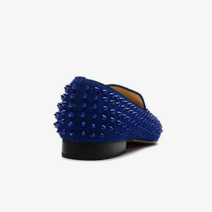 Cobalt Spike Slip-On Loafers - ARNO CONTI