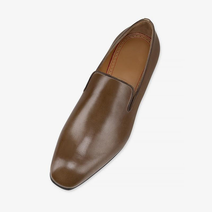 Slip On Brown Loafers Calf Leather - ARNO CONTI