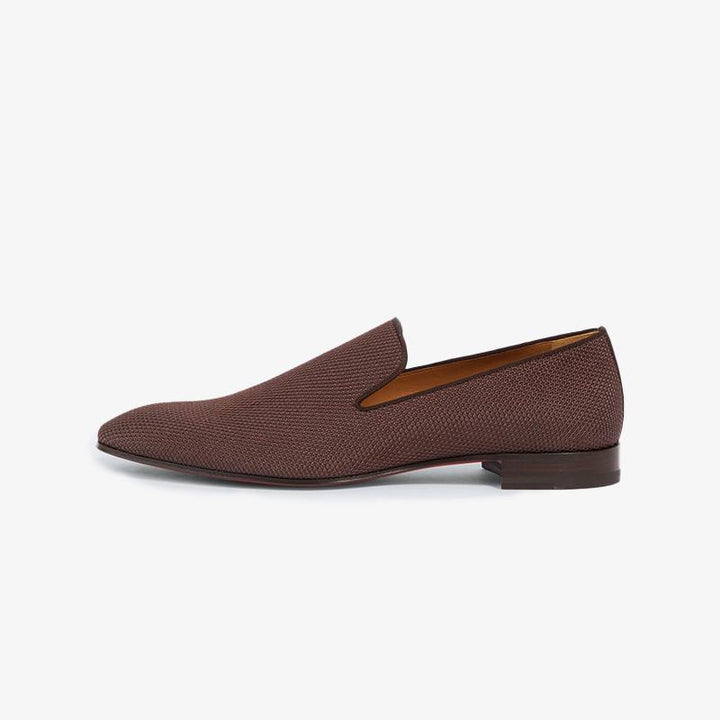 Fabric Flat Loafers Calf Low Top - ARNO CONTI