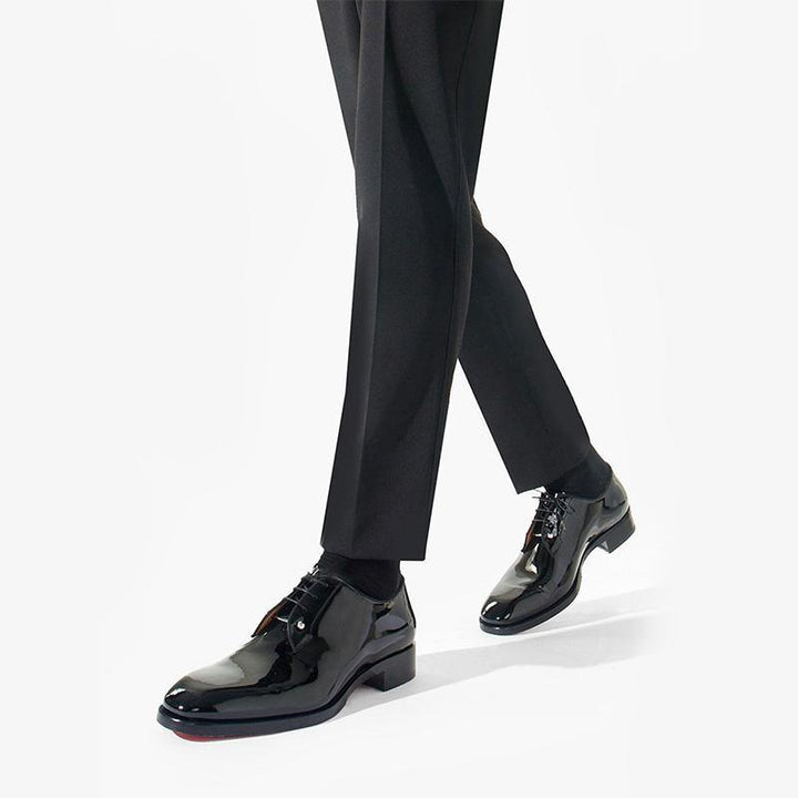 Slip-On Patent Leather Dress Shoes - ARNO CONTI