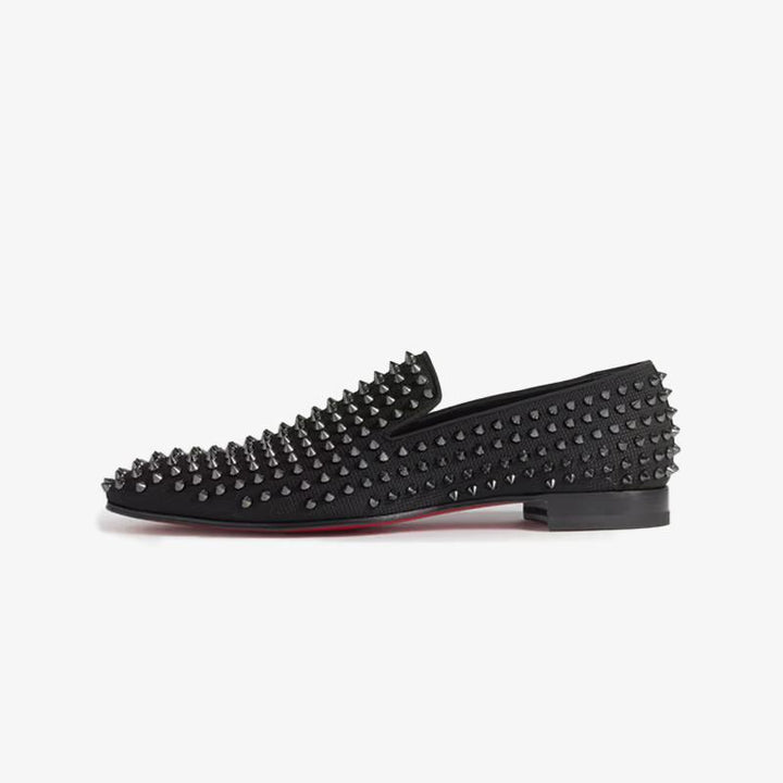 Studded Grosgrain-Trimmed Loafers - ARNO CONTI