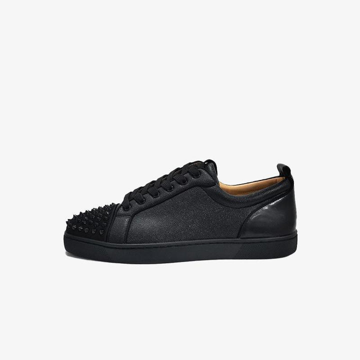 Black Lace Up Sneakers - ARNO CONTI