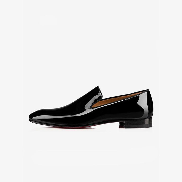 Man Round Toe Patent leather V cut Shoes - ARNO CONTI