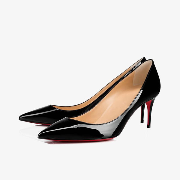 Patent Leather Pointed Pumps 60 mm Heel - ARNO CONTI