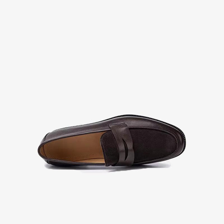 Sophisticated Leather Penny Loafers - Arno Conti Shoe