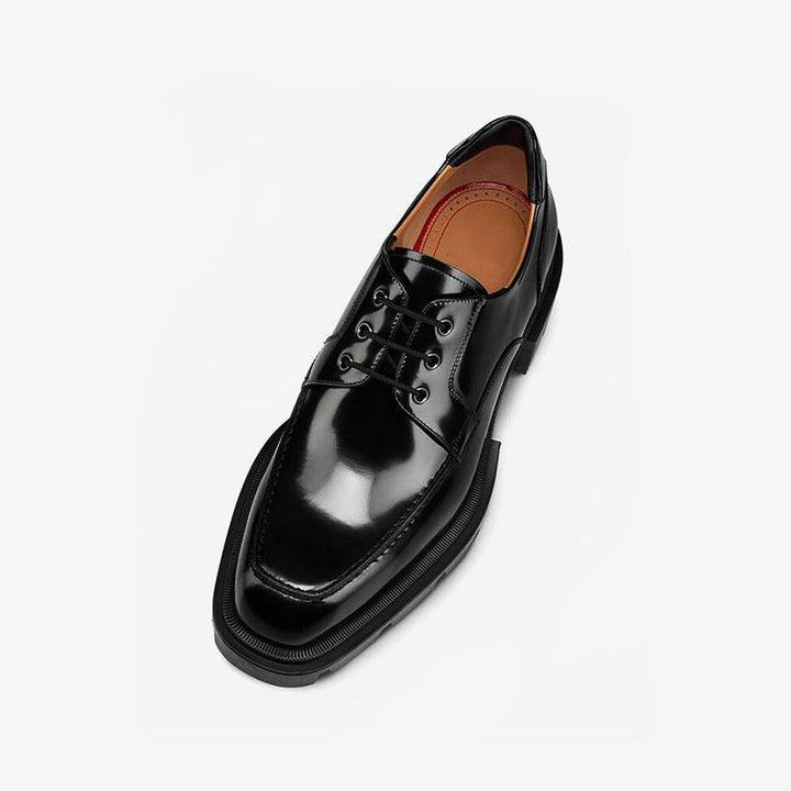 Thick Notched Sole Lace Up Dress Shoes - ARNO CONTI