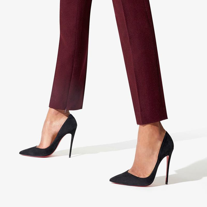 Elegant Suede Upper Pumps with 120mm Heel - ARNO CONTI