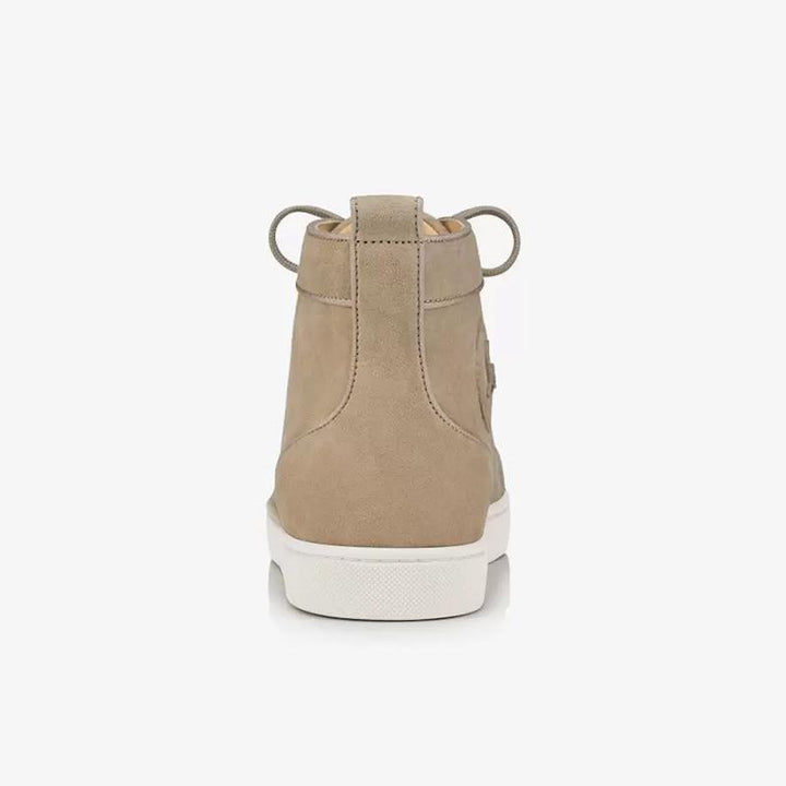 High-top Sneakers Flat Velvet Leather - ARNO CONTI