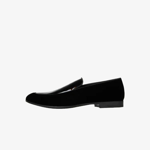 Classic Black Velvet Loafers - Arno Conti Shoe