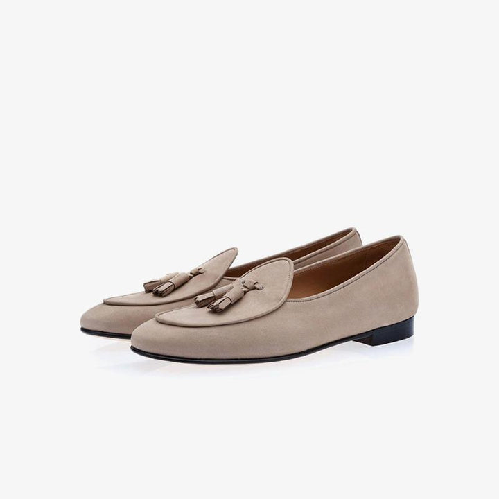 Tassel Loafers in Apricot - Arno Conti Shoe