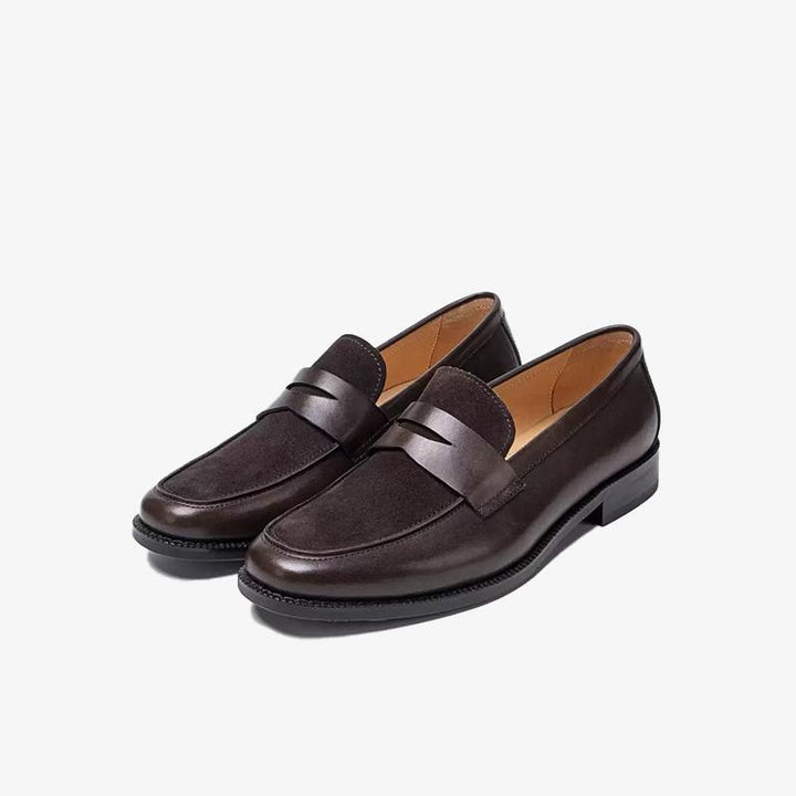 Sophisticated Leather Penny Loafers - Arno Conti Shoe