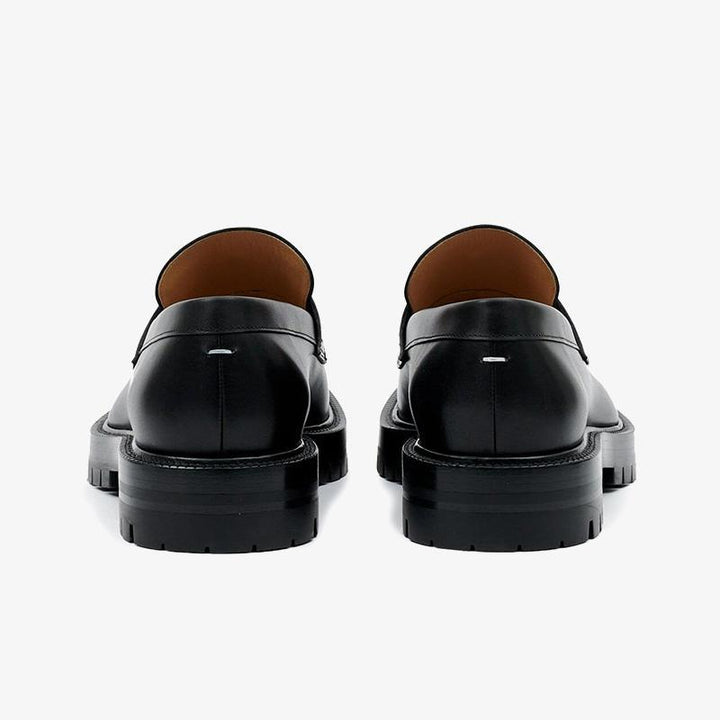 Black Leather Slip-On Loafer Unisex - Arno Conti Shoe
