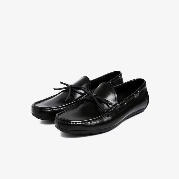 Classic Leather Driving Loafers - Arno Conti Shoe