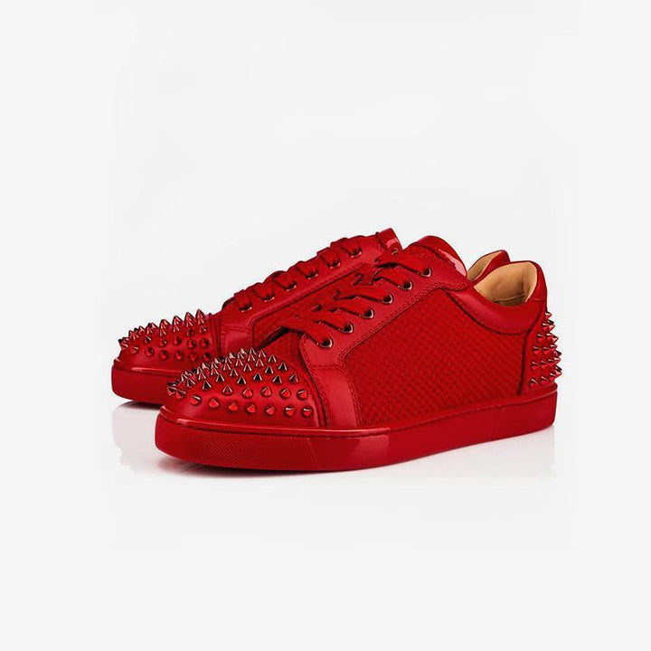 Red Studded Sneakers - ARNO CONTI