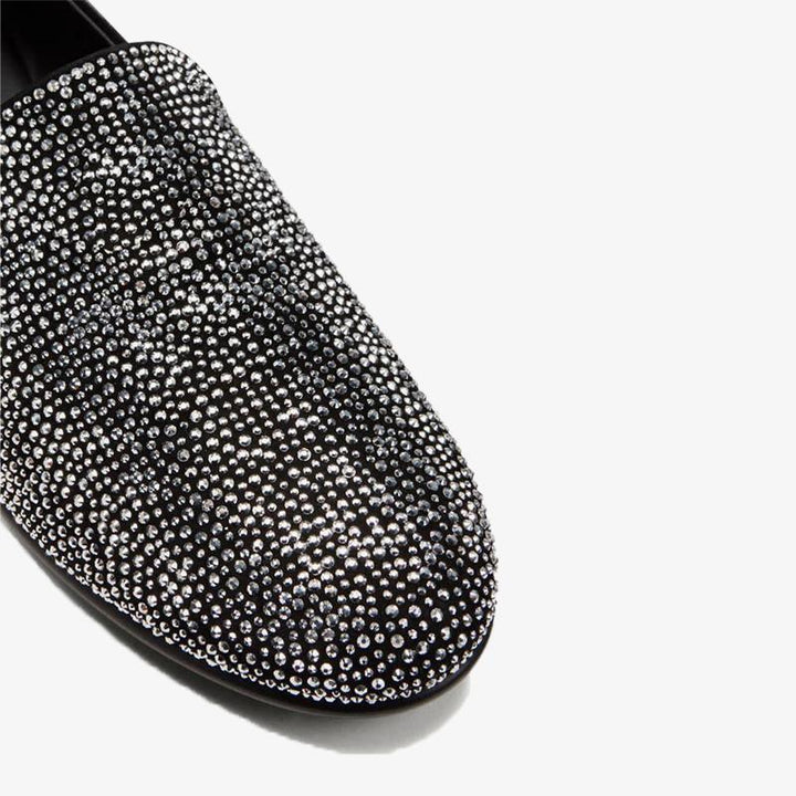 Dazzling Crystal Loafers - Arno Conti Shoe
