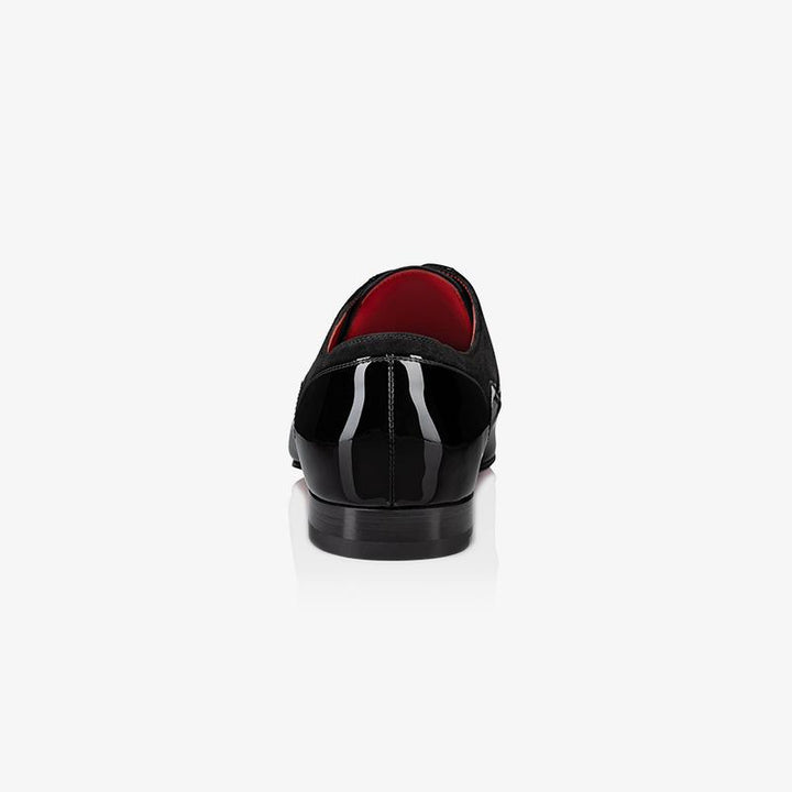 Patent Leather Ankle V-shaped Design Shoes - ARNO CONTI