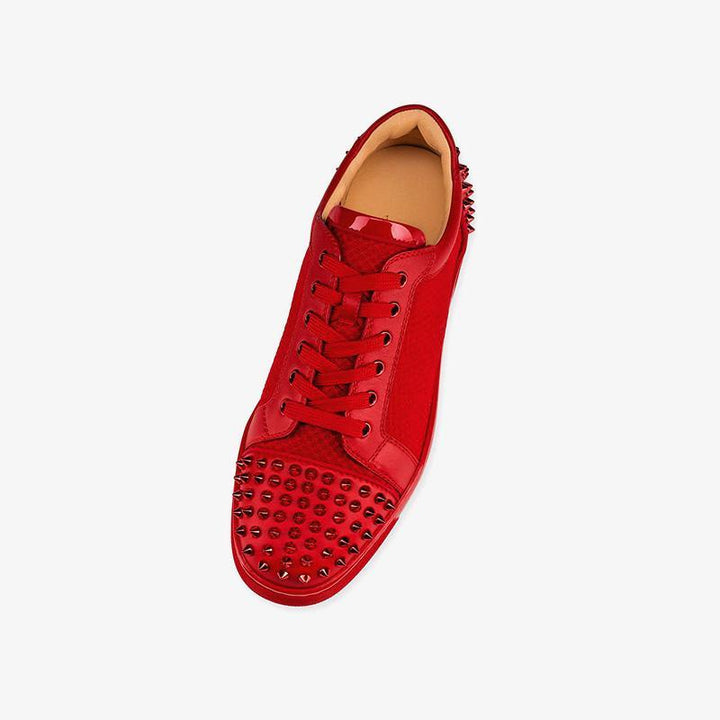 Red Studded Sneakers - ARNO CONTI