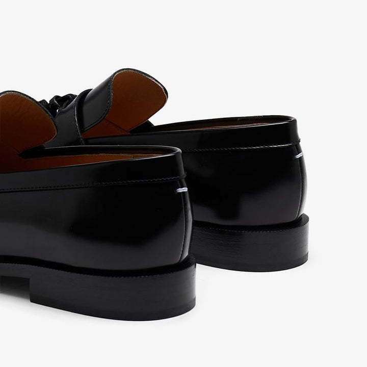 Patent Calfskin Black Loafers Unisex - Arno Conti Shoe