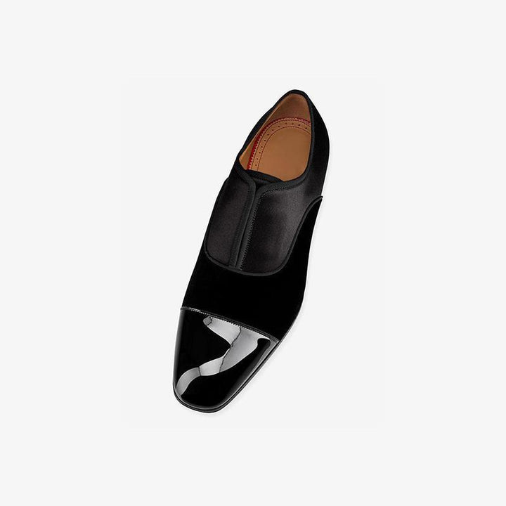 Patchwork Square Toe Loafers - ARNO CONTI