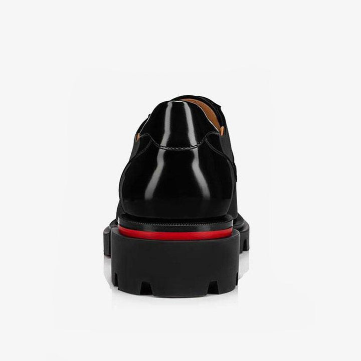 Thick Notched Sole Lace Up Dress Shoes - ARNO CONTI