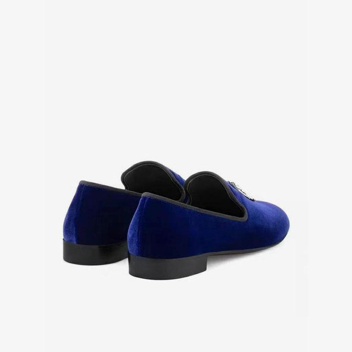 Loafers with Metallic Insect Accents - Arno Conti Shoe