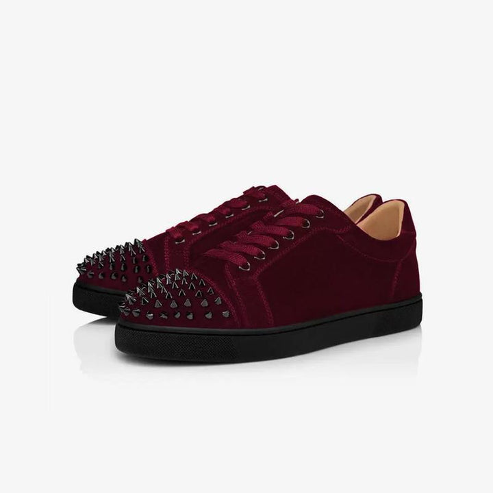 Striking Studded Low-Top Sneakers - ARNO CONTI