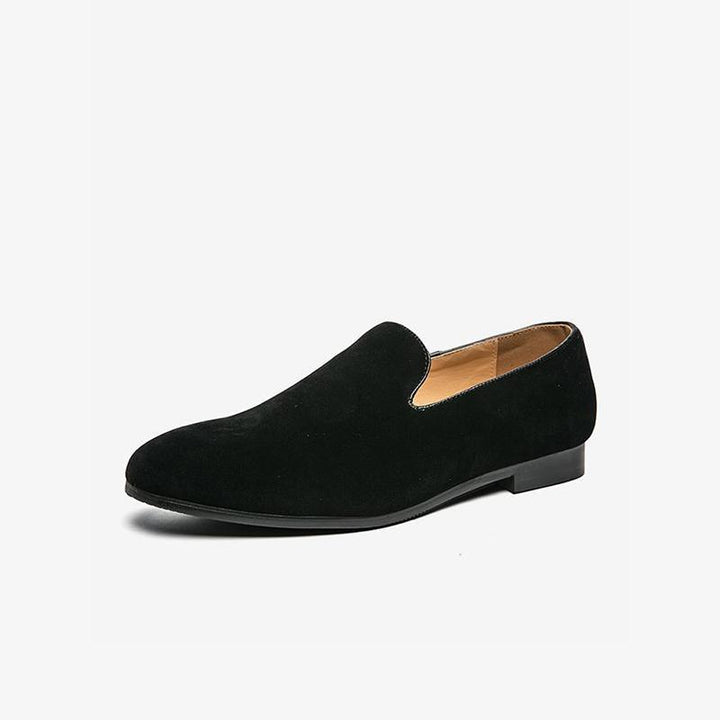 Sophisticated Forest Velvet Loafers - Arno Conti Shoe