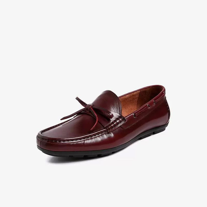 Classic Leather Driving Loafers - Arno Conti Shoe