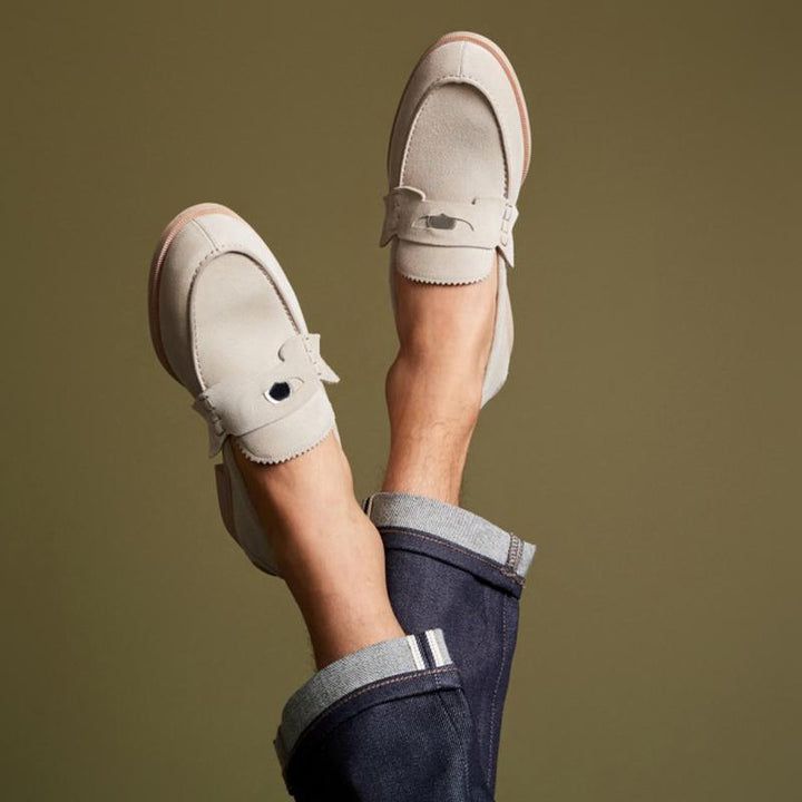 Suede Penny loafers Leather - ARNO CONTI