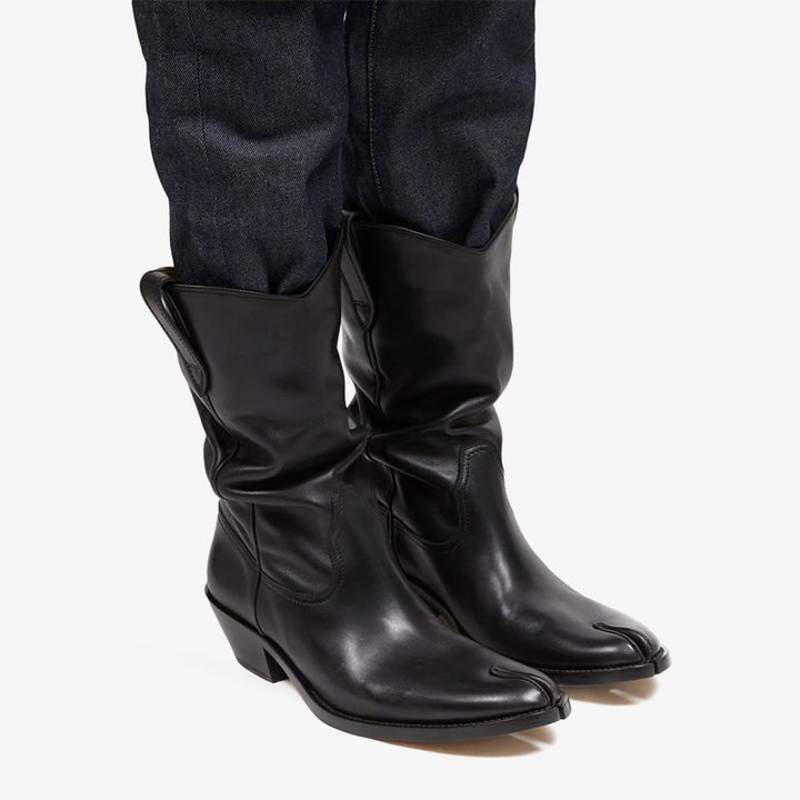 Split-toe-Toe Leather Boots Men's - Arno Conti Shoe