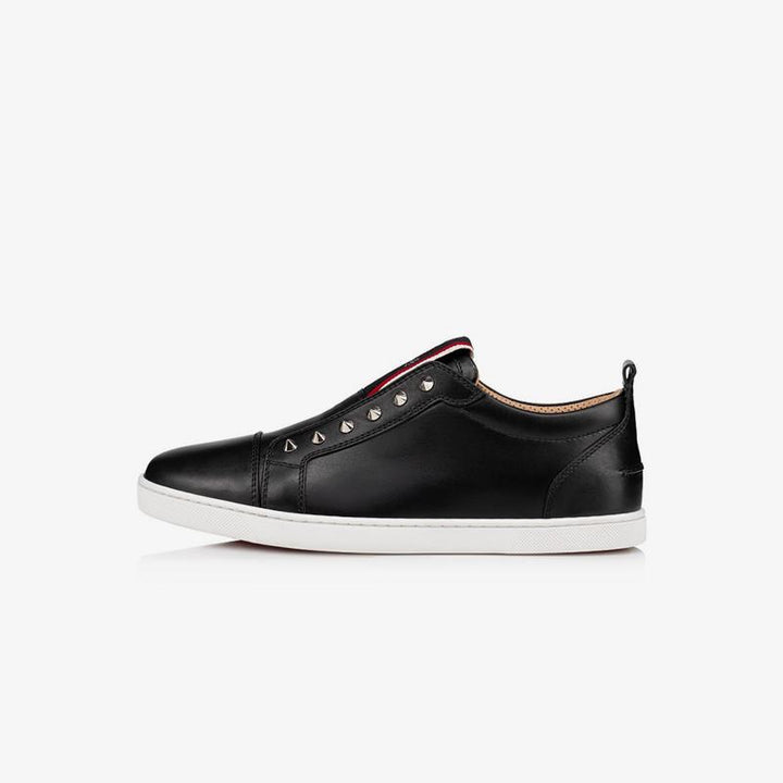 Studded Low-top Leather Sneakers - ARNO CONTI