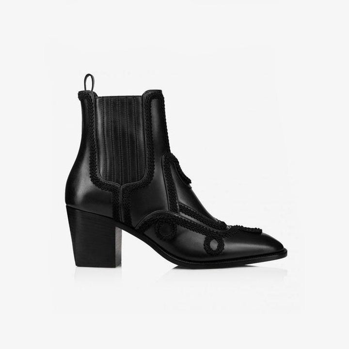 Embroidered Ankle Boots - ARNO CONTI