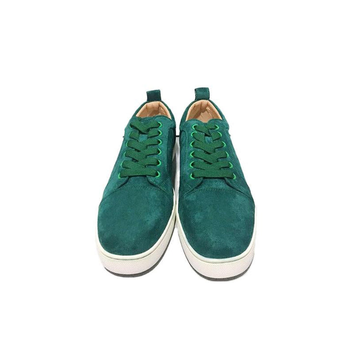 Sneaker Low Top Men Green Suede - ARNO CONTI