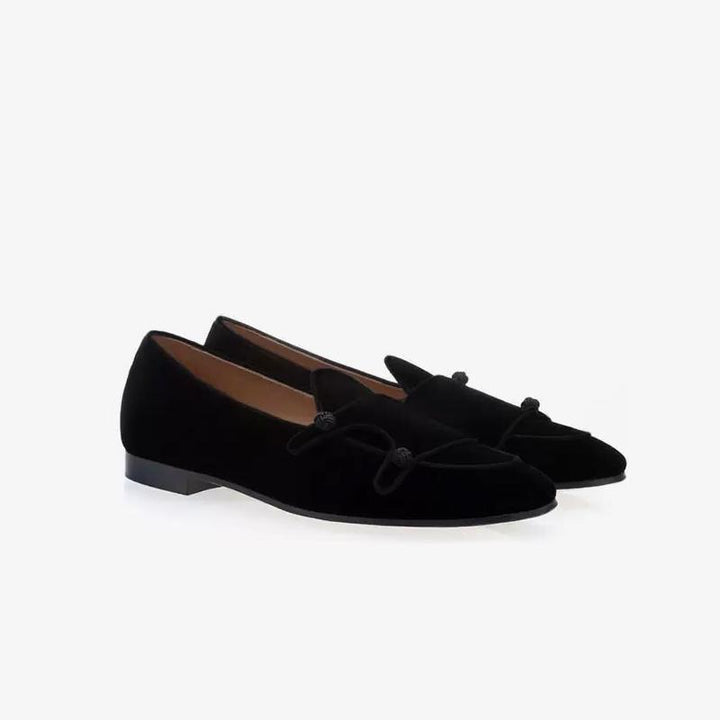 Suede Monk Strap Loafers - Arno Conti Shoe