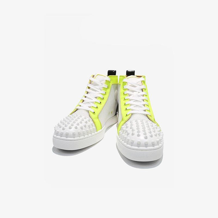 Artwork Rivets High Top Sneakers - ARNO CONTI