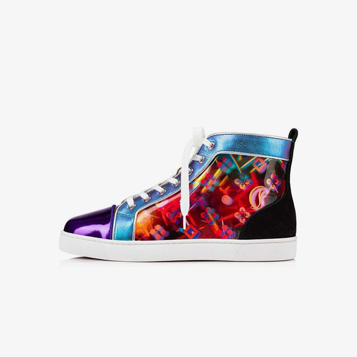Laser Pattern Sneakers Shoes Leather - ARNO CONTI