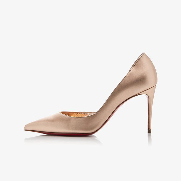 Elegant Golden Metallic Leather Pump - ARNO CONTI