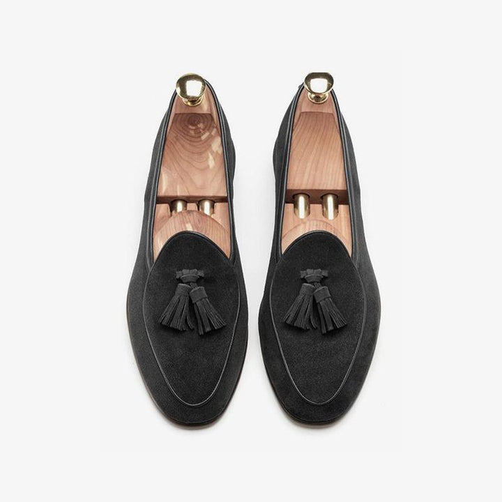 Mens Tassel Loafer Cowhide Slip-On - Arno Conti Shoe