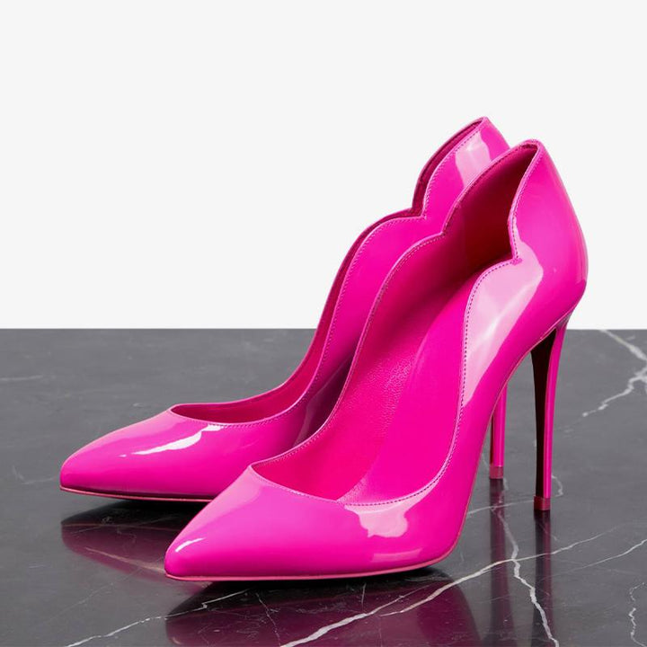 Trendy Pink Patent Leather Classic Pump - ARNO CONTI
