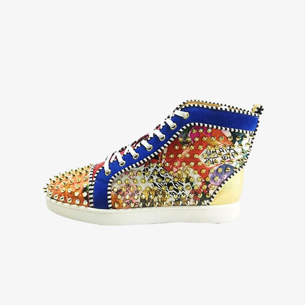 Street Style Sneakers Leather Rivet - ARNO CONTI