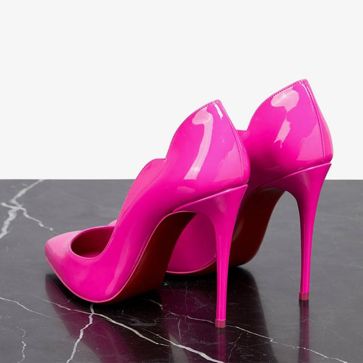 Trendy Pink Patent Leather Classic Pump - ARNO CONTI