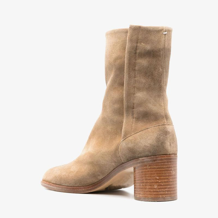 Light Brown Suede Ankle Boots - Arno Conti Shoe