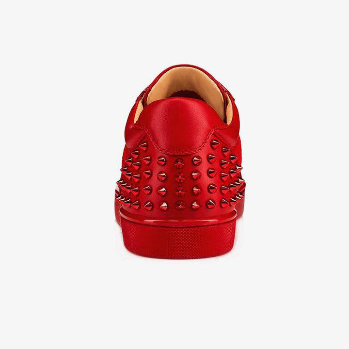 Red Studded Sneakers - ARNO CONTI